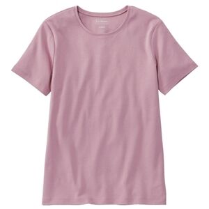 L.L. Bean | Pink Crewneck Tee | Large Petite